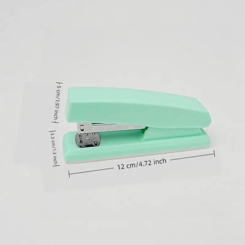 360 Degree Rotating Stapler, Ergonomic Handheld Stapler, Manual Operation, Portable Stapler for Office, School and Home Office, Compatible with Various Staples